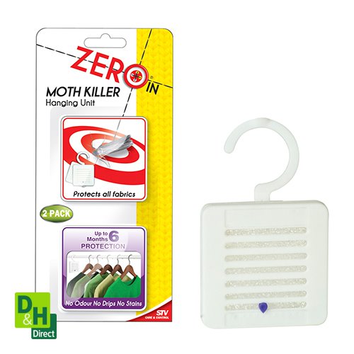 Moth Killer Hanging Unit 2pk D&H Direct