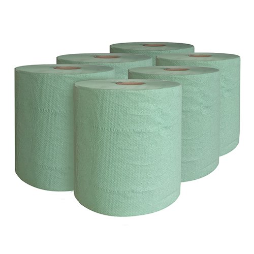 VetSet Heavy Duty 2 Ply Green Paper Towels 6pk D&H Direct
