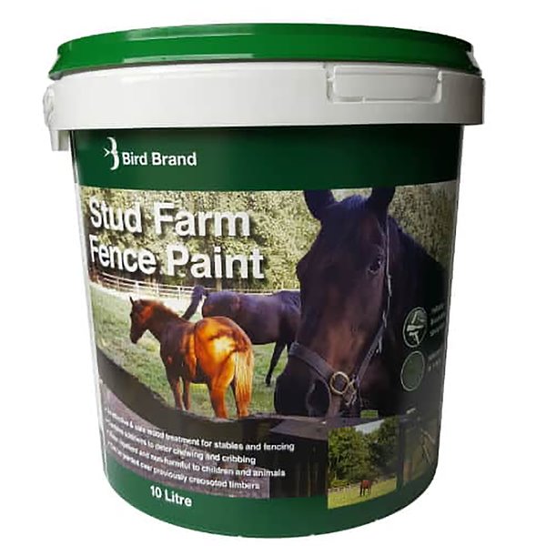 Stud Farm Fence Paint Dark Oak 10Ltr D&H Direct